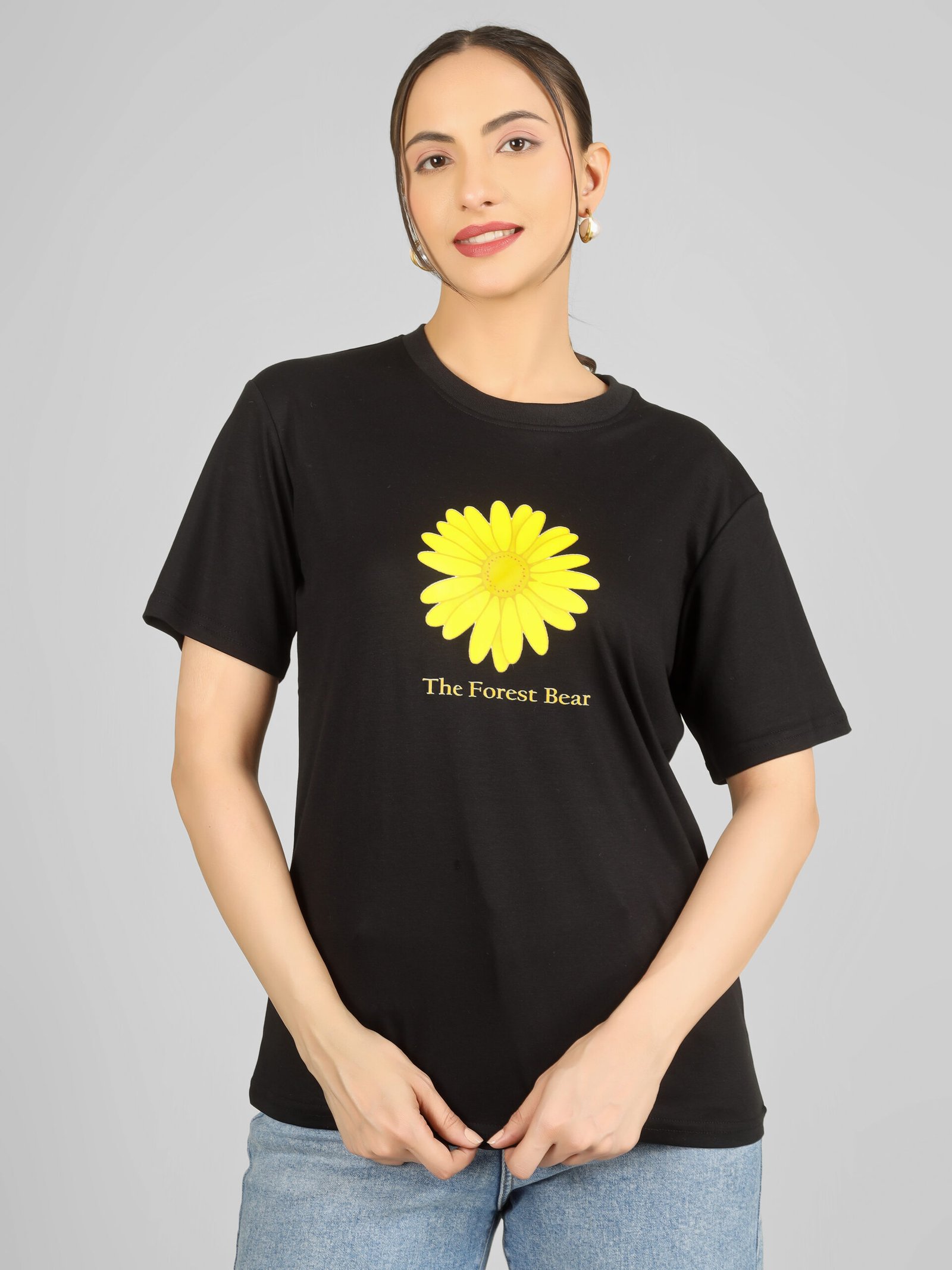 IMG_7665 Bloom Aura Black T-Shirt - Image 1