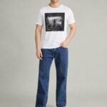 Mens White printed Tshirts Half Sleeve
