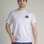 Half Sleeve Mens White printed Tshirts