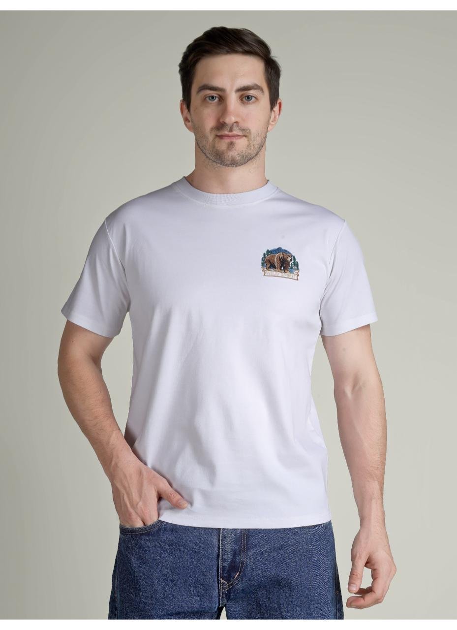 WhatsApp Image 2026-05-17 at 8.42.26 PM (1) Half Sleeve Mens White printed Tshirts - Image 1