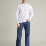 Full Sleeve Mens White Tshirt