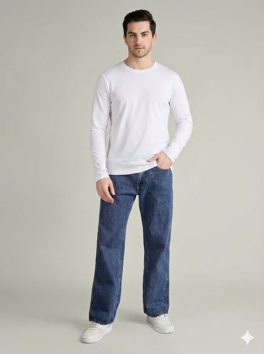 WhatsApp Image 2026-05-17 at 8.45.48 PM (1) Full Sleeve Mens White Tshirt - Image 1
